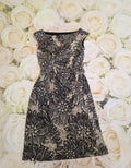 Black n Cream Work or Party Dress