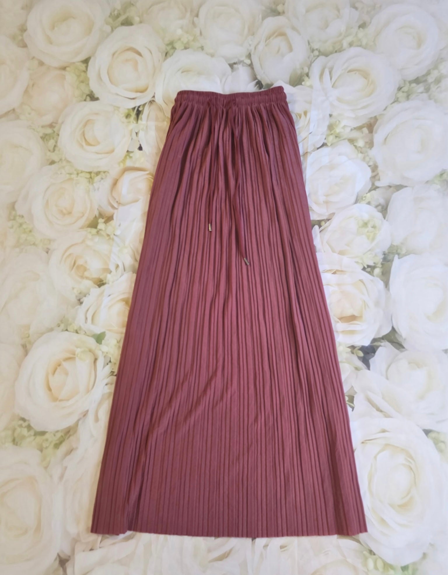 Mauve Pink Maxi Skirt
