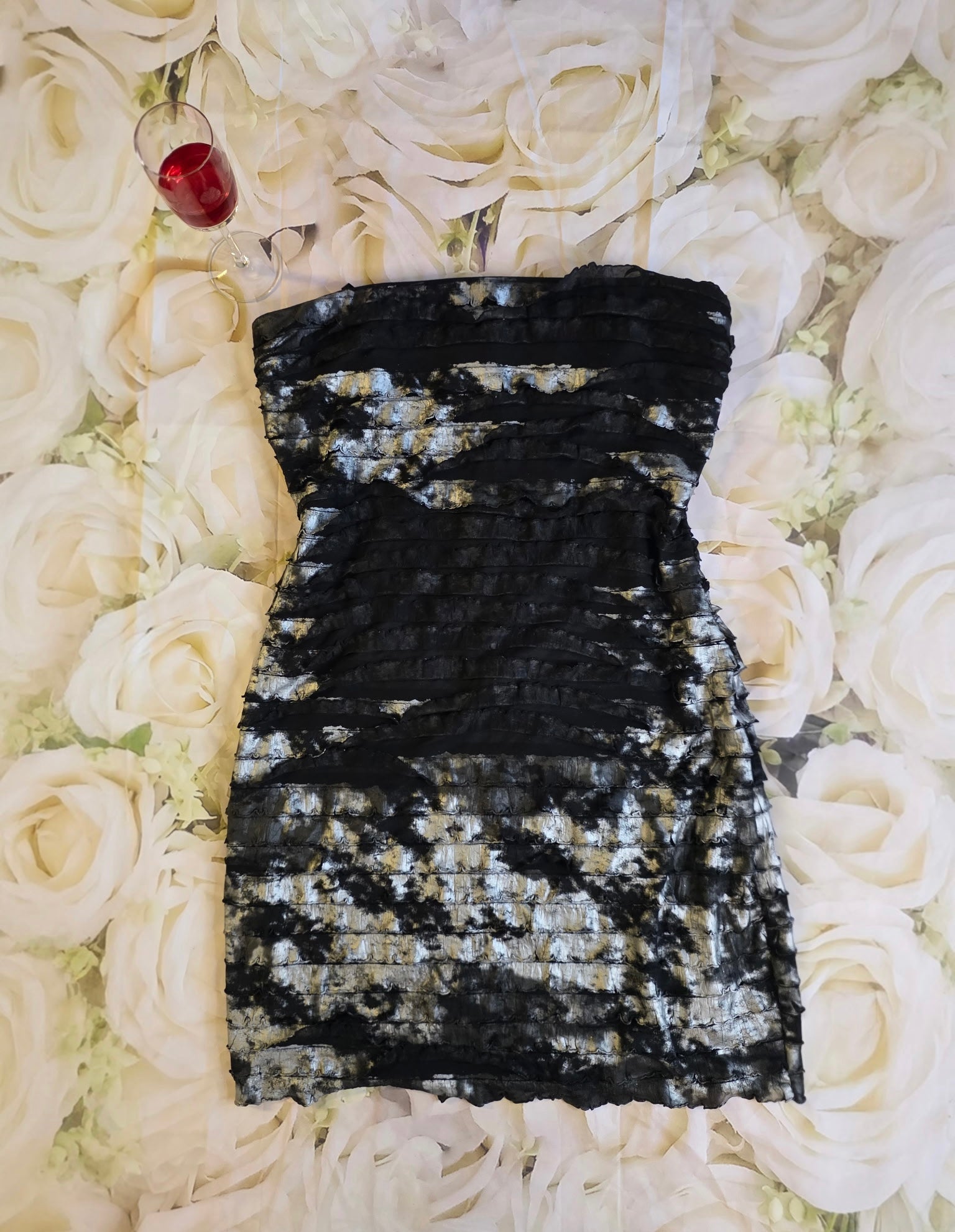 Black and Grey Holiday Dress